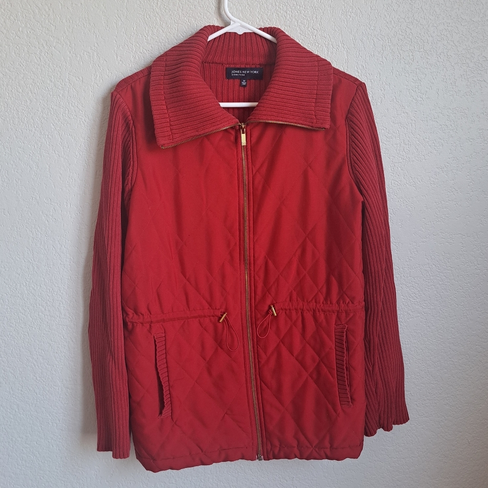 Jones New York Red Jacket Size Medium